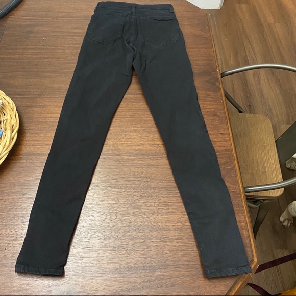 Topshop High-waisted Black Jamie Skinny Jeans - Picture 3 of 7